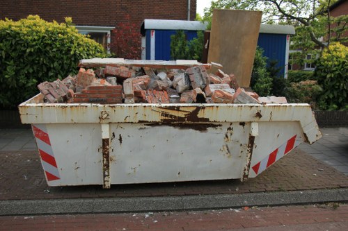 Modern furniture clearance in a historic Richmond home.